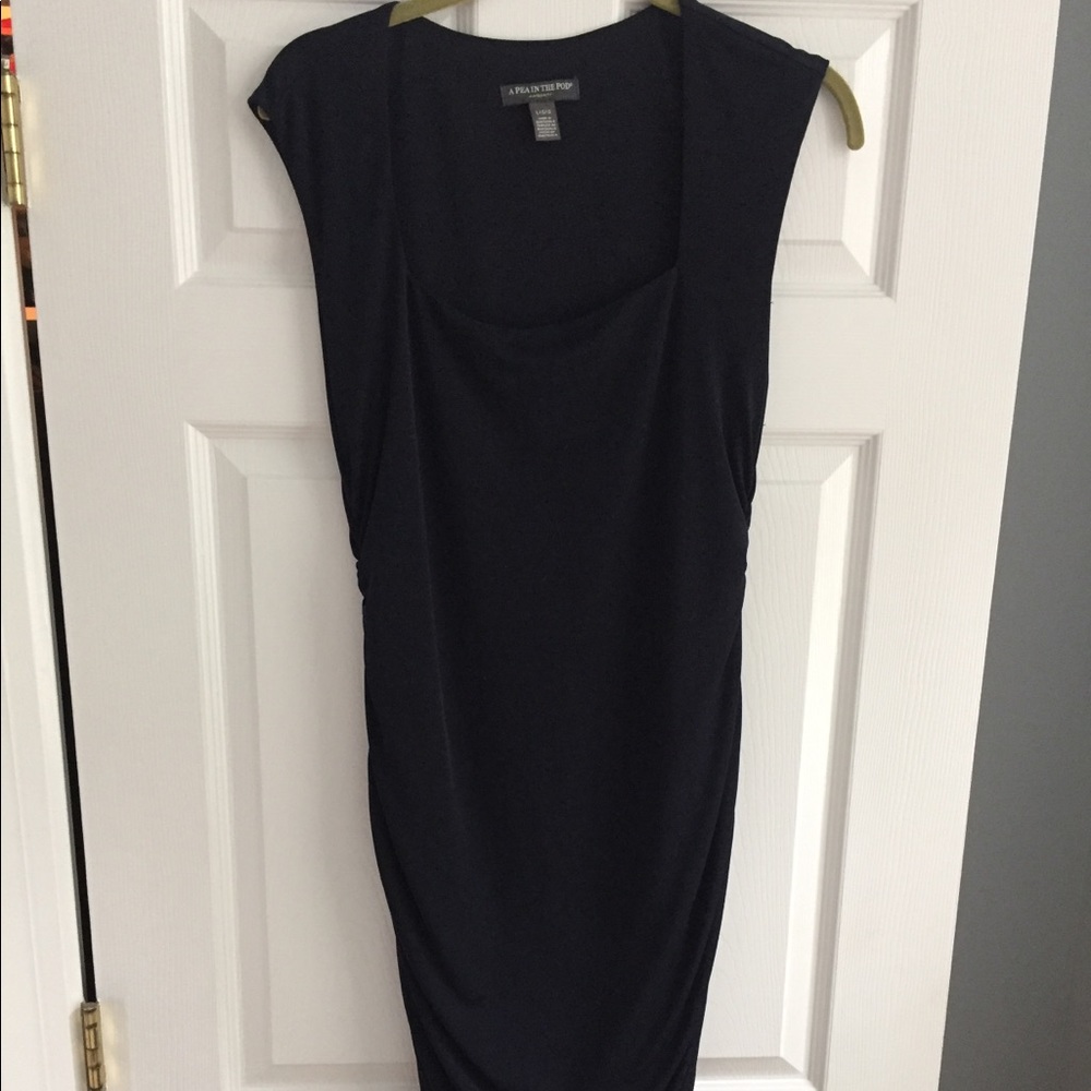 Pea in the Pod maternity navy dress